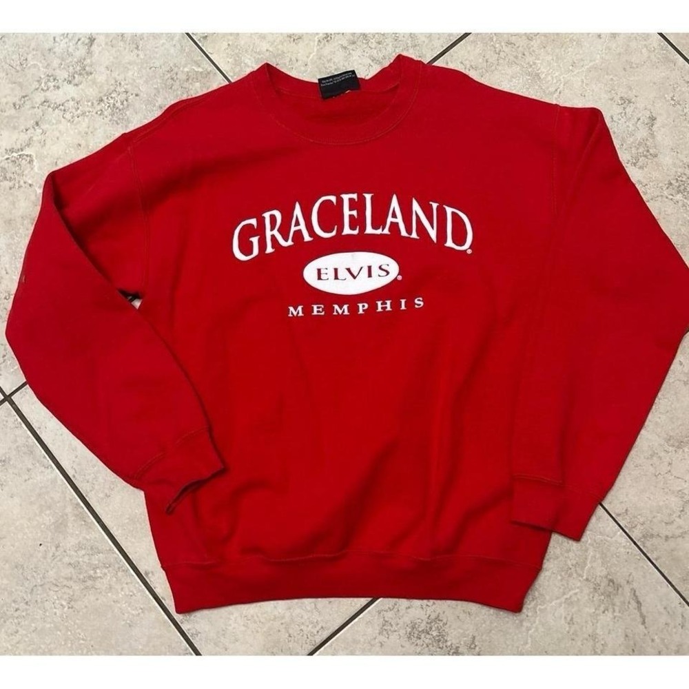 Vintage‎ Elvis Presley Graceland Memphis Sweatshirt size large
